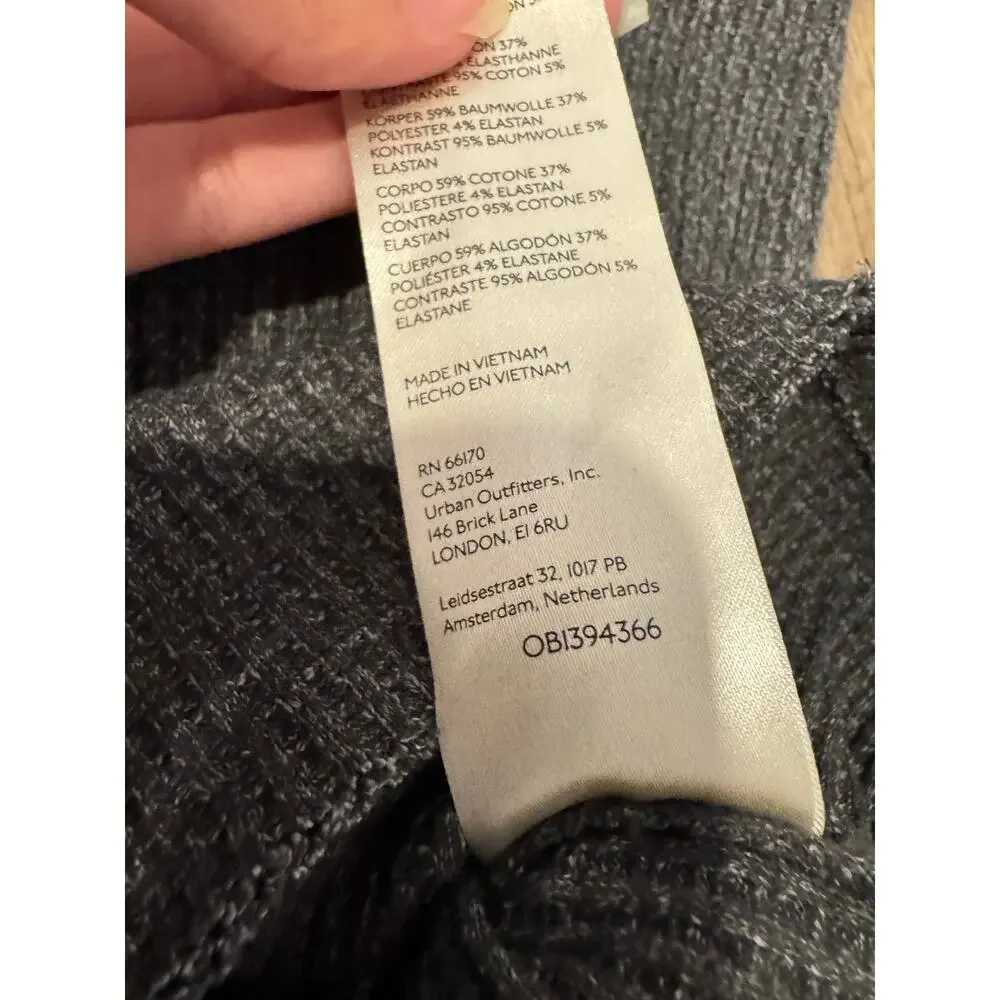 Free People Womens Callisto Pieced Henley Size Large - Picture 5 of 9